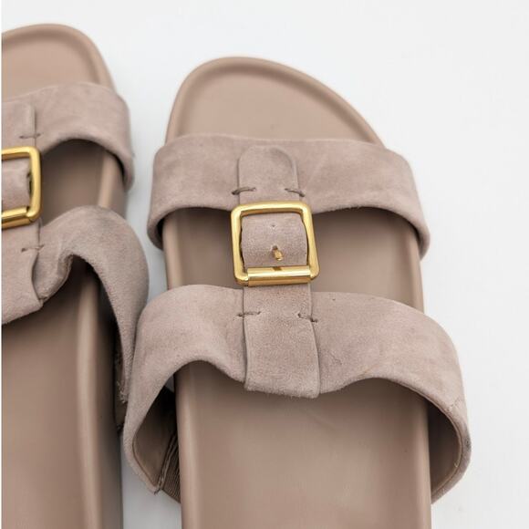 Sarto by Franco Sarto Braxton Two Strap Sandal Women's Porcini Beige Size US6.5M - Picture 9 of 10